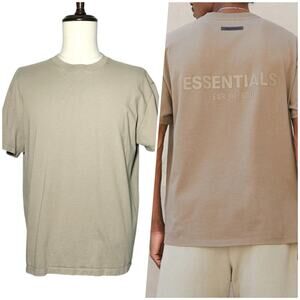 Fear of God Essentials | Men | Harvest Cotton Logo Crew Neck Tee | Size Small